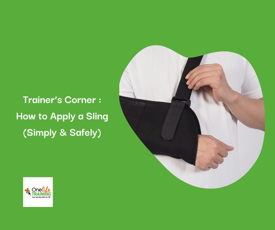 How to apply a sling